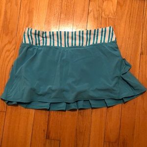 Blue Lululemon skirt
